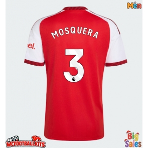 Arsenal Cristhian Mosquera #3 Replica Home Stadium Shirt 2026-27 Short Sleeve